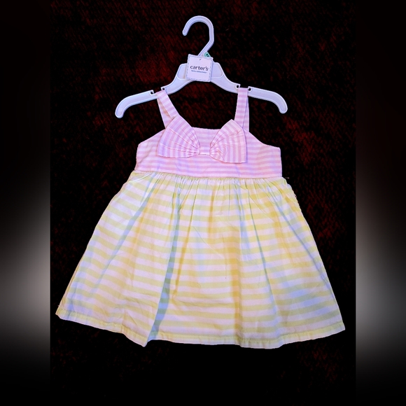 Girls Dress By Carter's. Size 12 Months. New With Tags - Picture 3 of 6